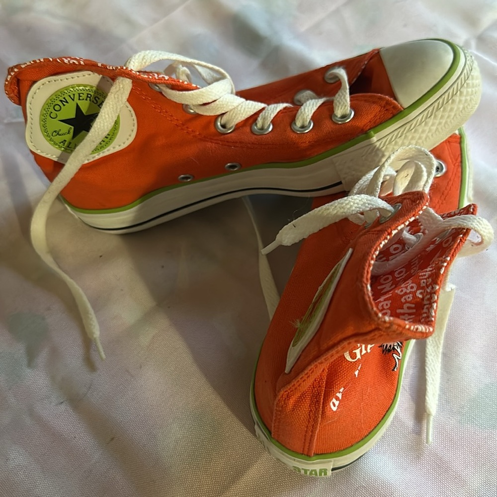 Converse high tops DR SEUSS GREEN EGGS AND HAM LTD EDITION RARE EUC - Picture 5 of 8